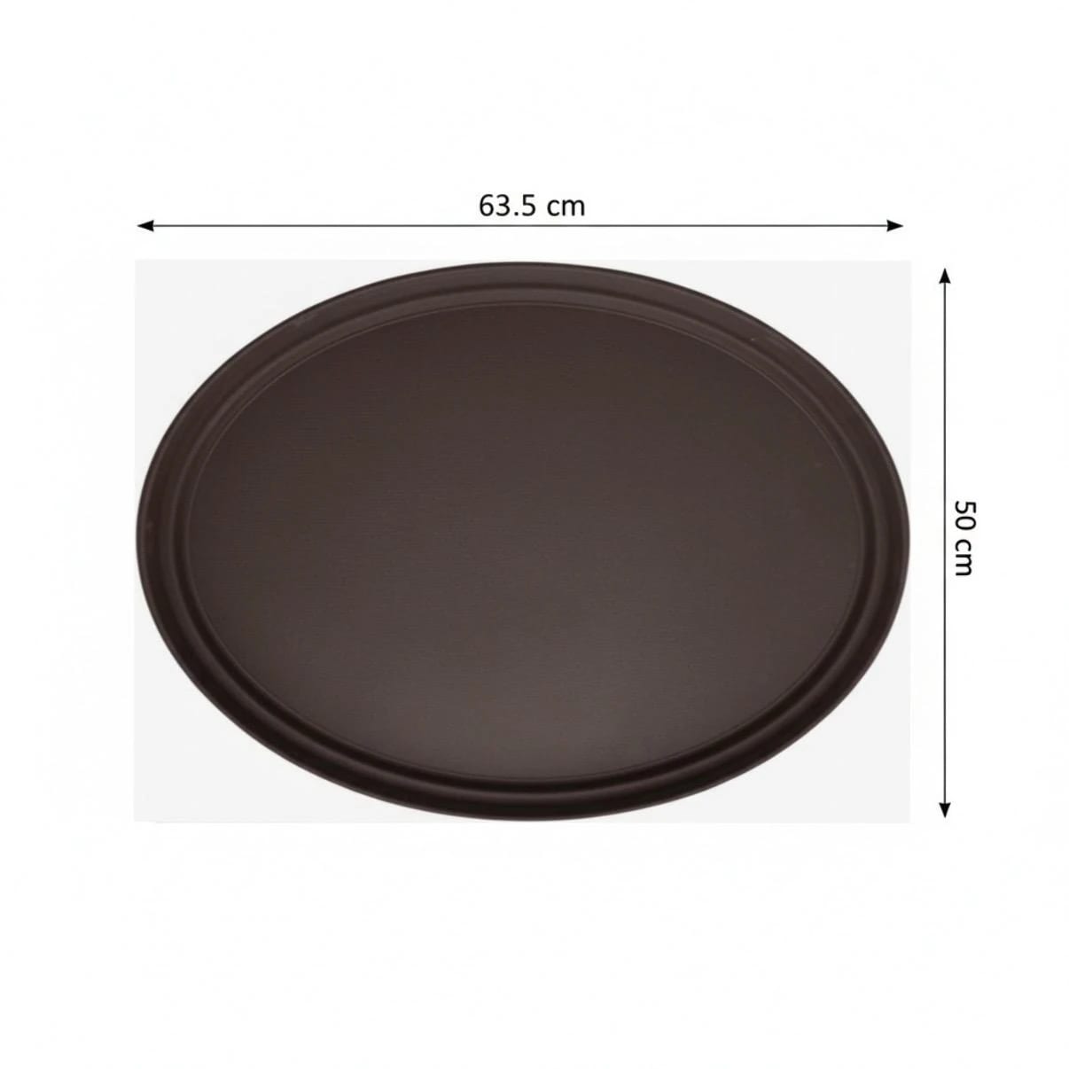 Anti Skid Tray - Premium | Oval | 25" — view 2