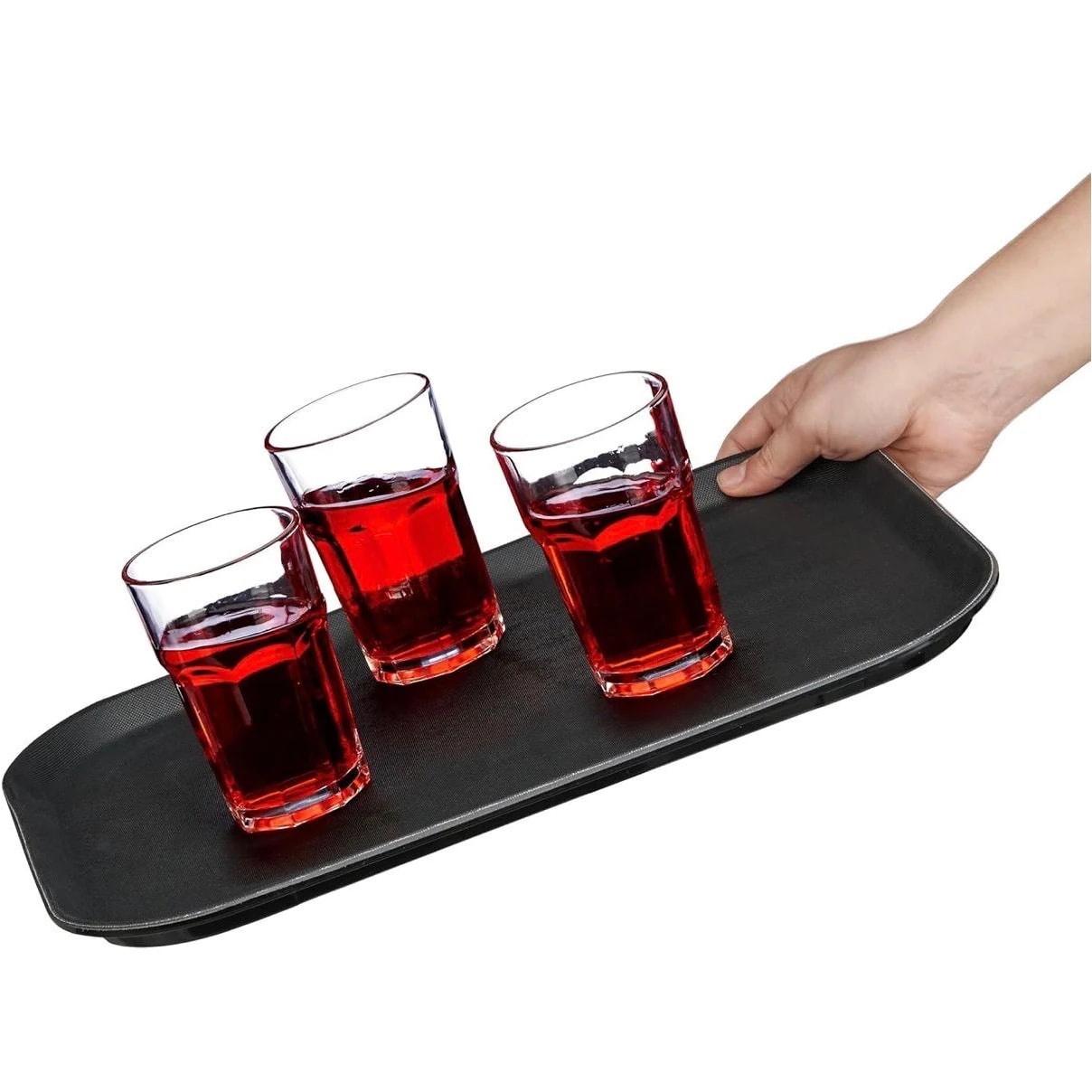 Anti Skid Tray - Regular | Rectangle | Black | 15 x 20" — view 3