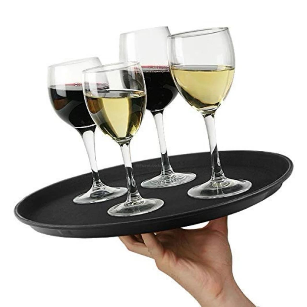 Anti Skid Tray - Regular | Round| Black | 14" — view 4