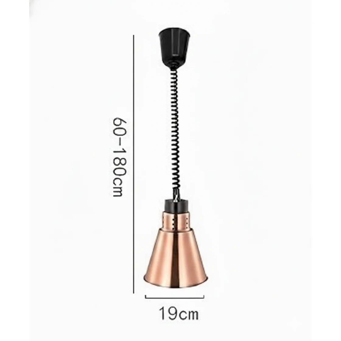 Electric Food Lamp Warmer - V Shaped Hanging Model — view 2