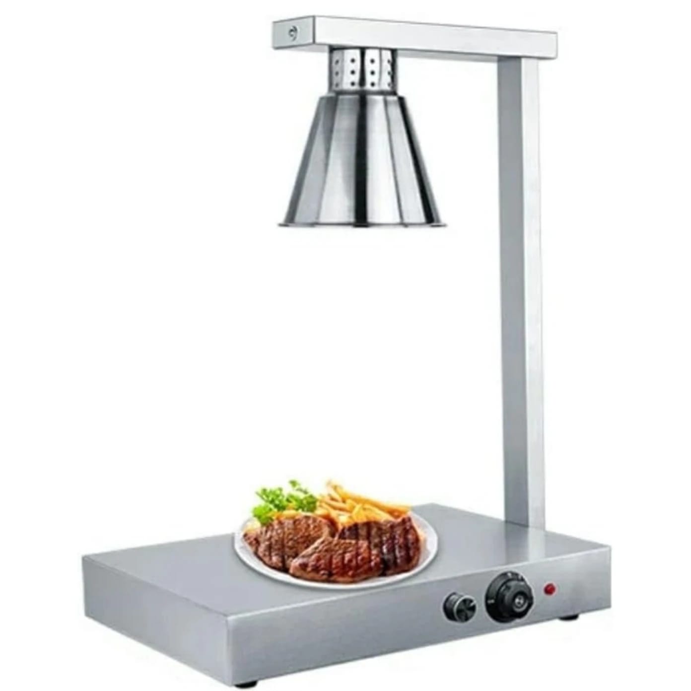 Electric Food Lamp Warmer - Single Head | Top + Bottom Heating — view 4