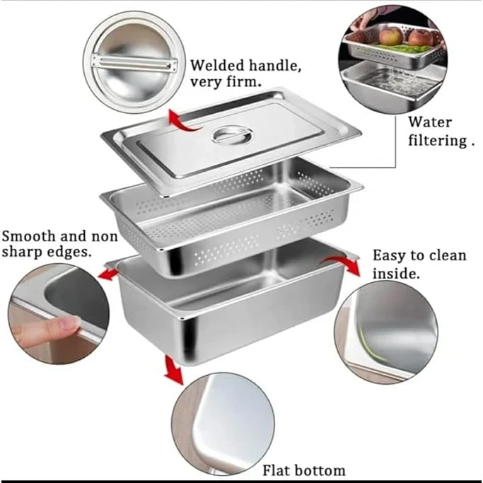 SS GN Pan Lid — view 5