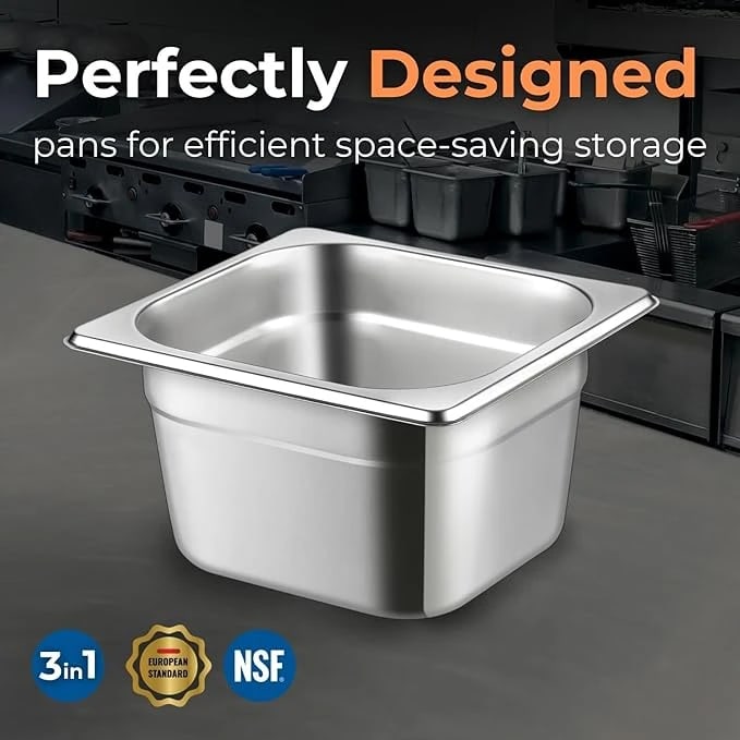 VAMA PC GN Pan 1/6 with NSF Certified Laser Logo — view 8