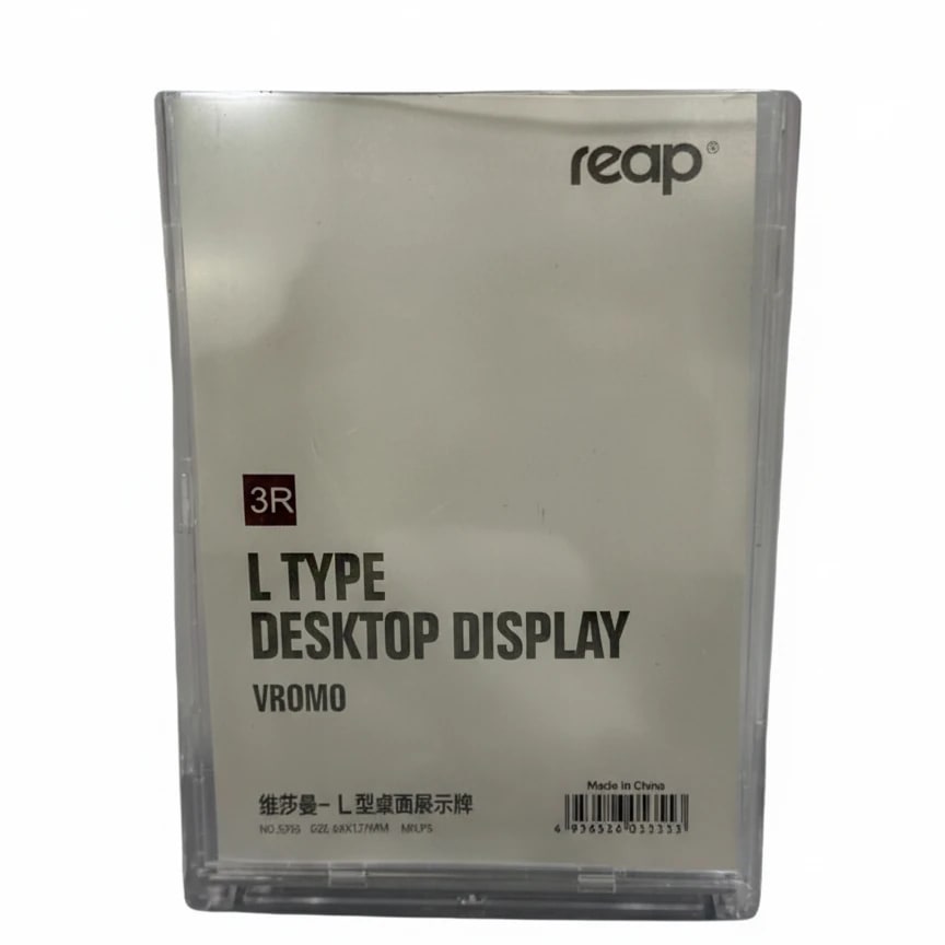 Acrylic L-Shaped Foldable Menu Display Stand — view 4