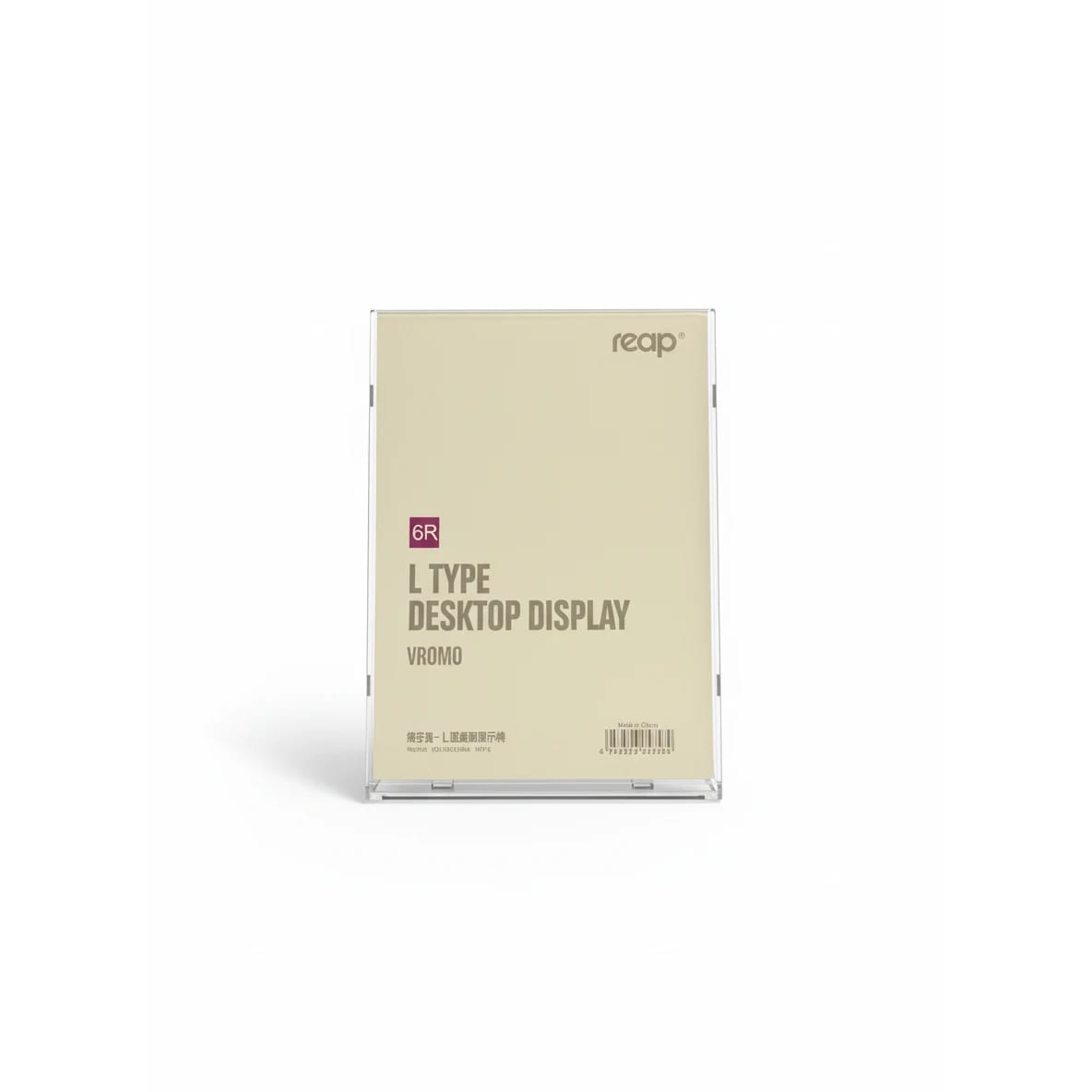 Acrylic L-Shaped Foldable Menu Display Stand — view 4