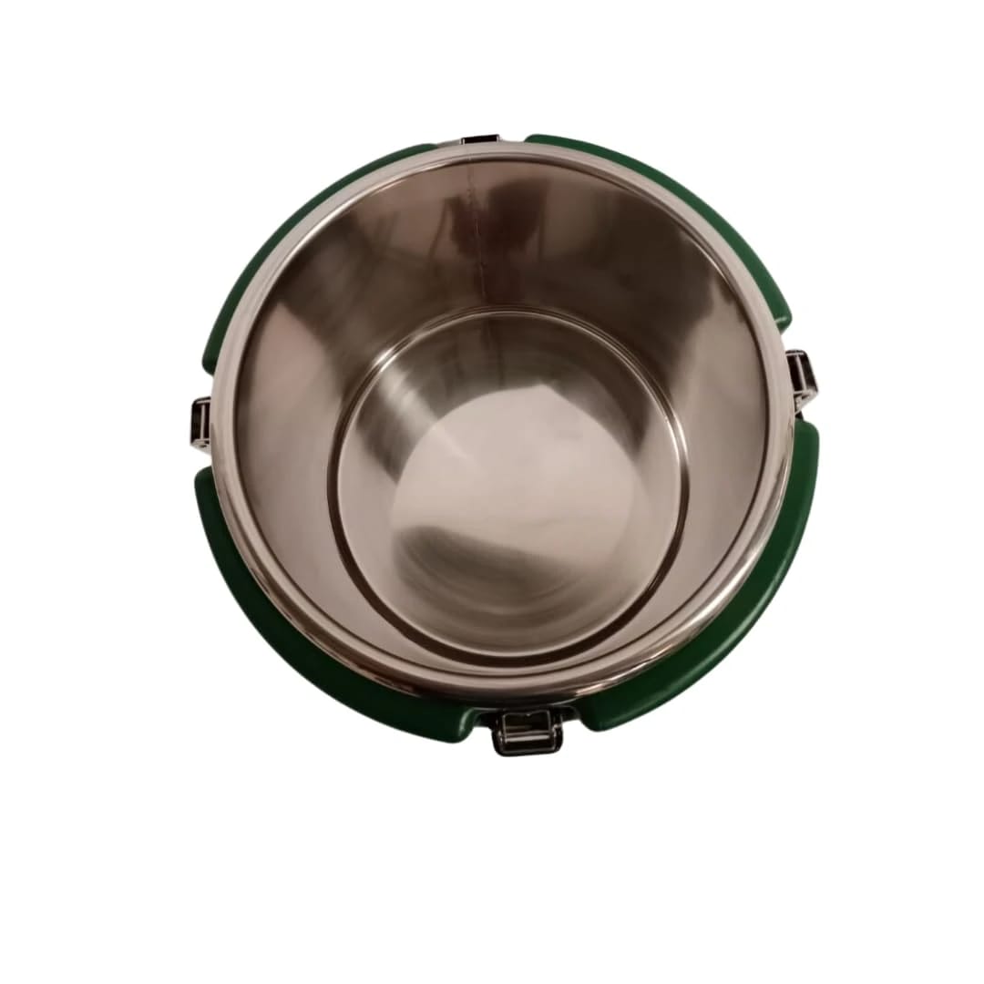 Plastic Insulation Barrel Hot/Cold - Round | Without Tap | Green — view 6