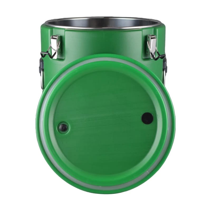Plastic Insulation Barrel Hot/Cold - Round | Without Tap | Green — view 9