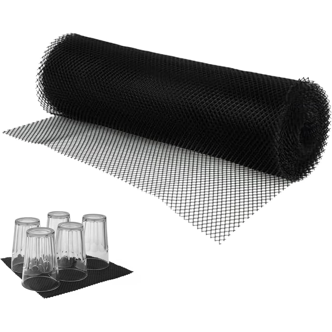 Plastic Bar Mesh Liner - Black ( 1 Carton: 2 Roles )