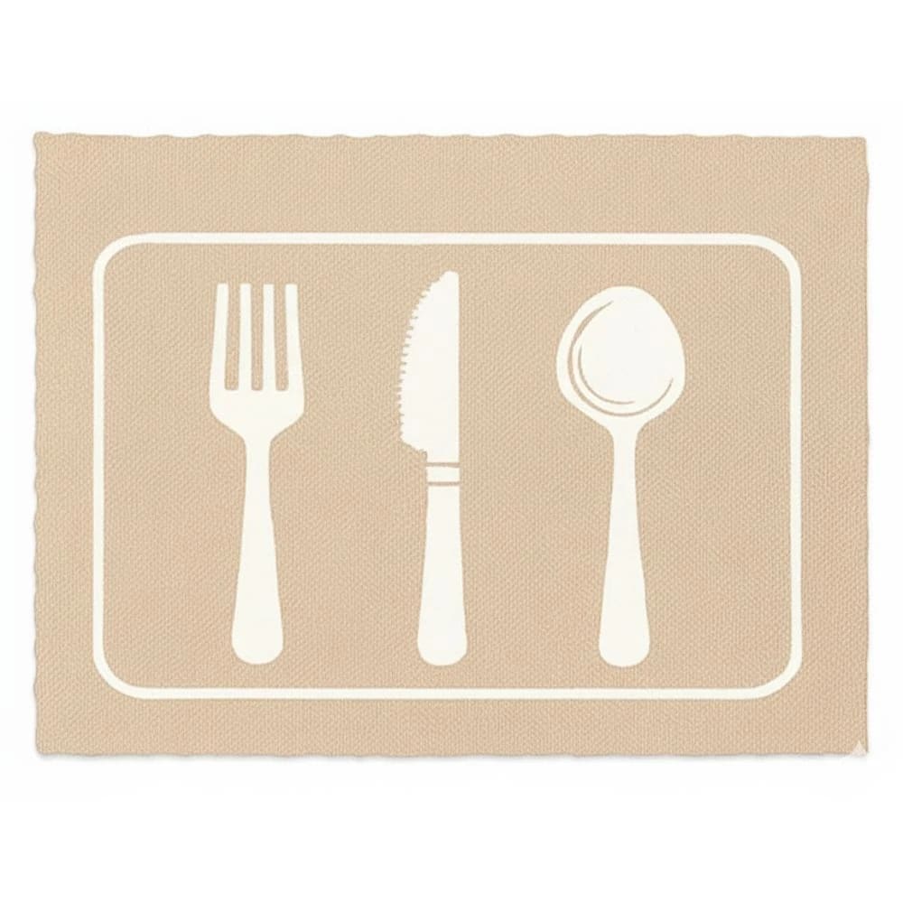 Durable Jute Table Mat - (Quantity - 6pcs)