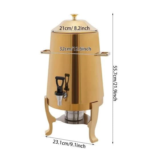 Full SS Tea/Coffee Urn Dispenser 12L - Hot Gel Based — view 2