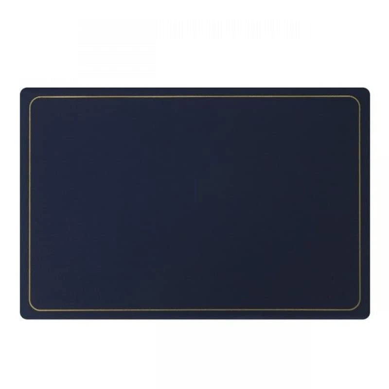 Premium Leather Type Table Mats with Golden Border - (Quantity: 6pcs) — view 5
