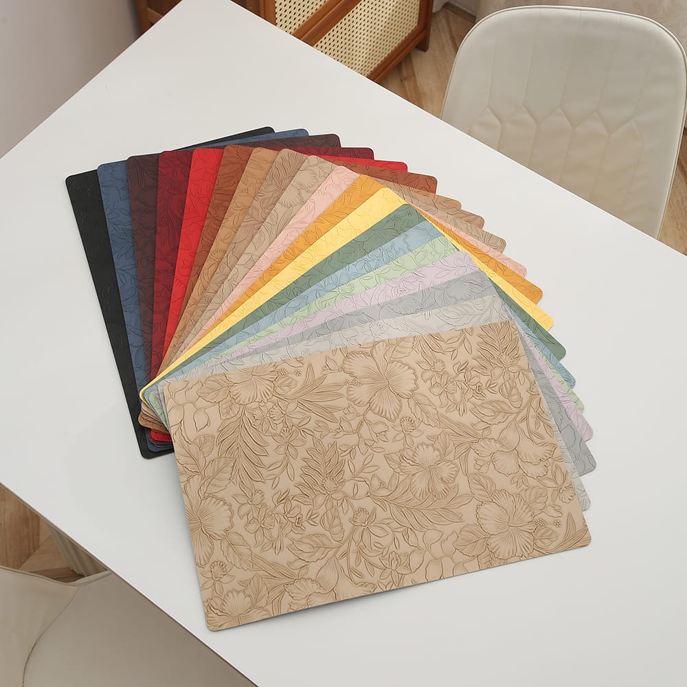 Premium Flower Design Table Mats - (Quantity: 6pcs) — view 4