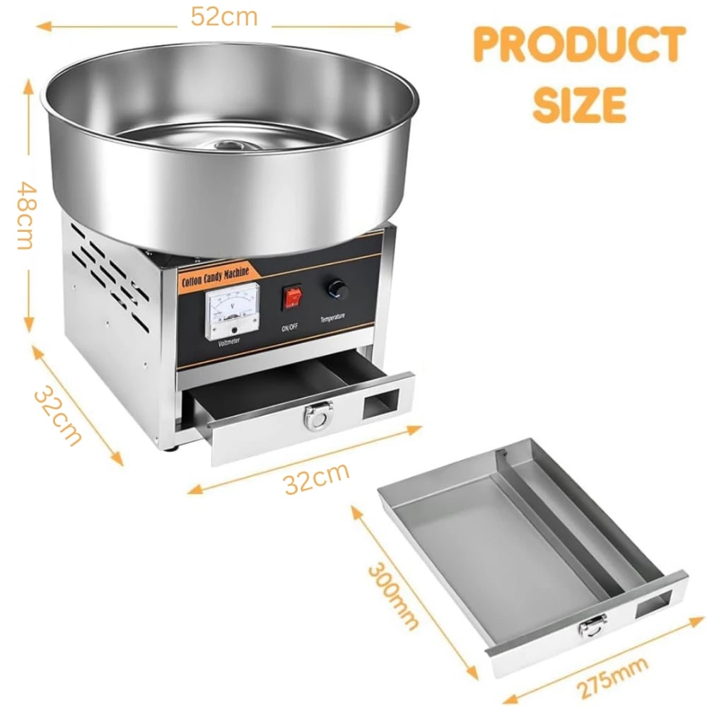 Electric Cotton Candy Machine - SS Body — view 2