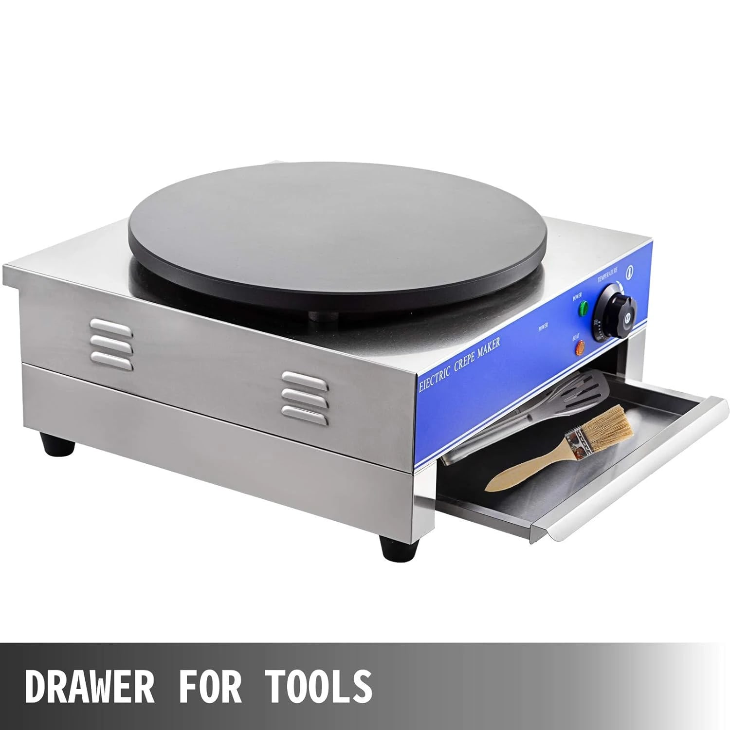Electric Non-Rotating Crepe/Dosa Maker (Tawa Diameter: 40cm) — view 6