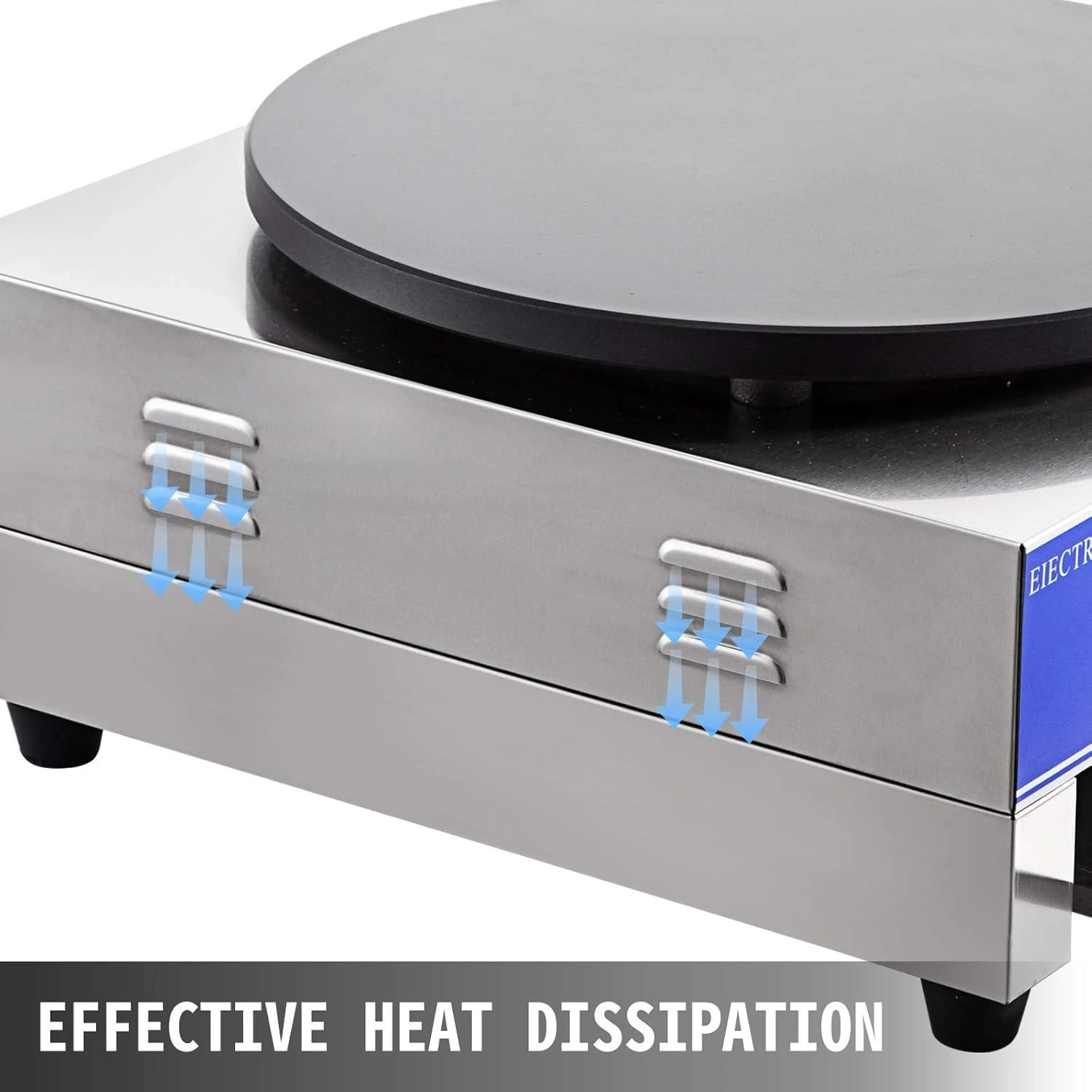 Electric Non-Rotating Crepe/Dosa Maker (Tawa Diameter: 40cm) — view 7