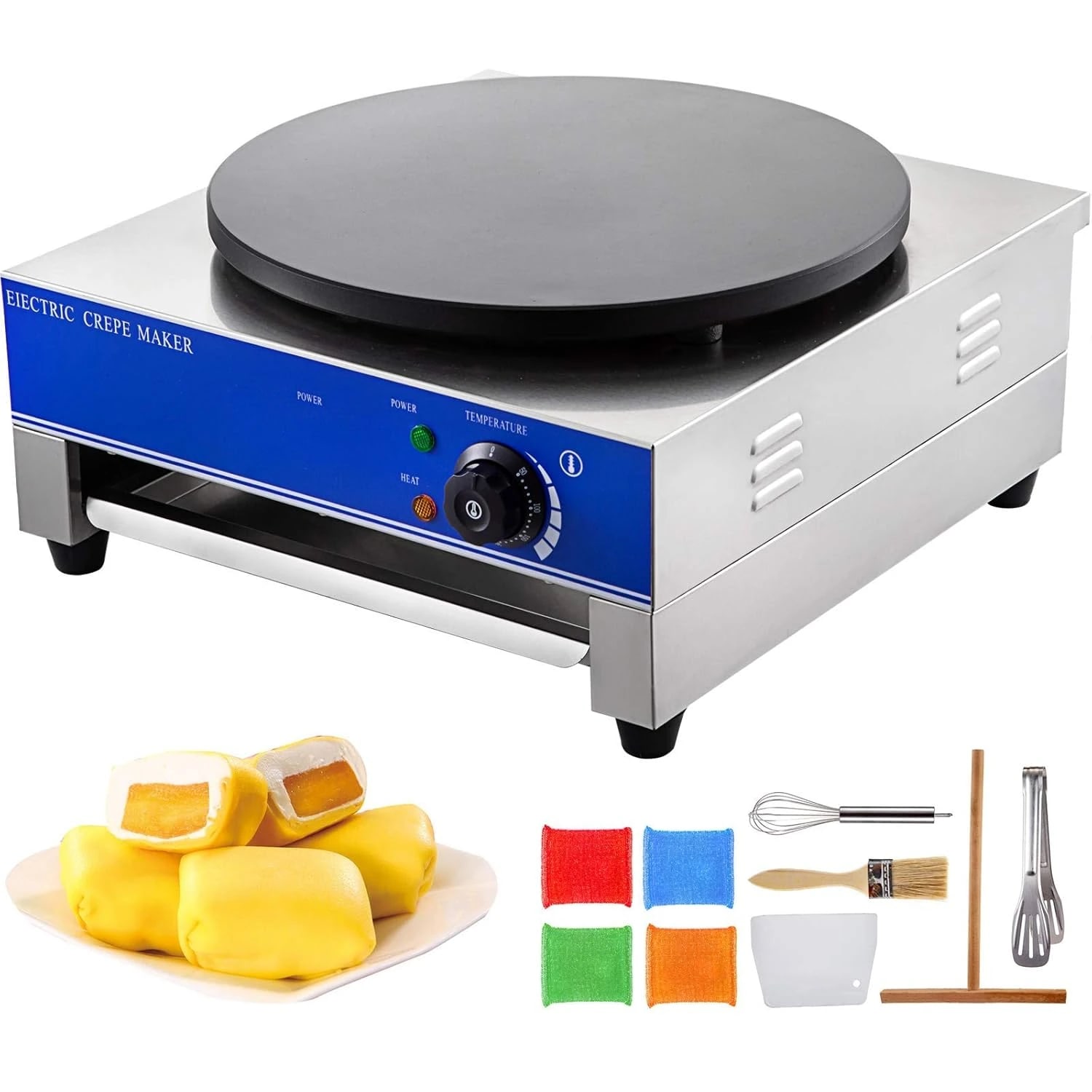Electric Non-Rotating Crepe/Dosa Maker (Tawa Diameter: 40cm) — view 9