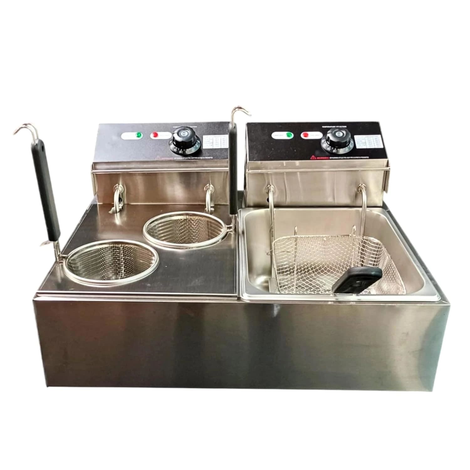 Electric 2 In 1 Deep Fryer + Noodle Boiler (8L + 8L) — view 7