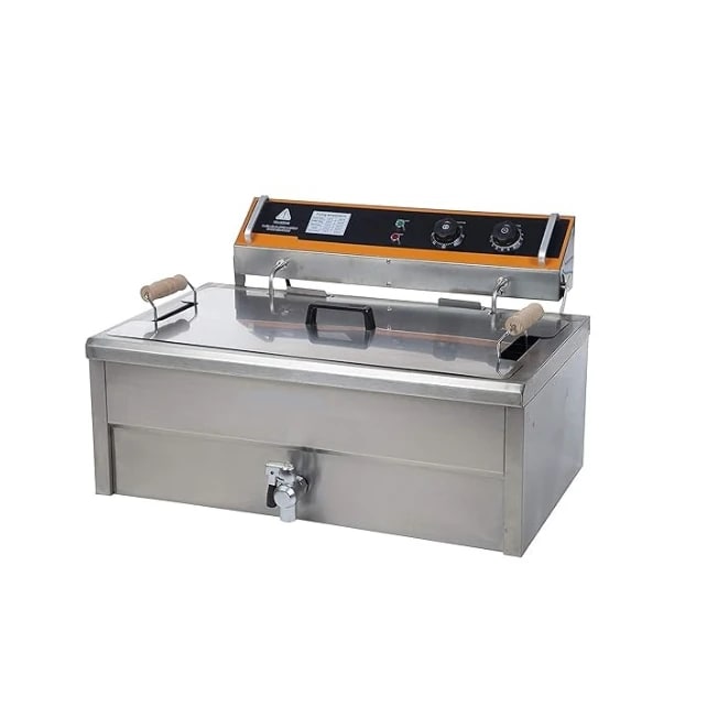 Electric Heavy Deep Fryer 30L Single Head with Tap (Net: 25L)