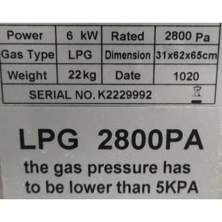 Gas Deep Fryer 12L Heavy with Temperature Controller & Tap - Standing Model — view 8