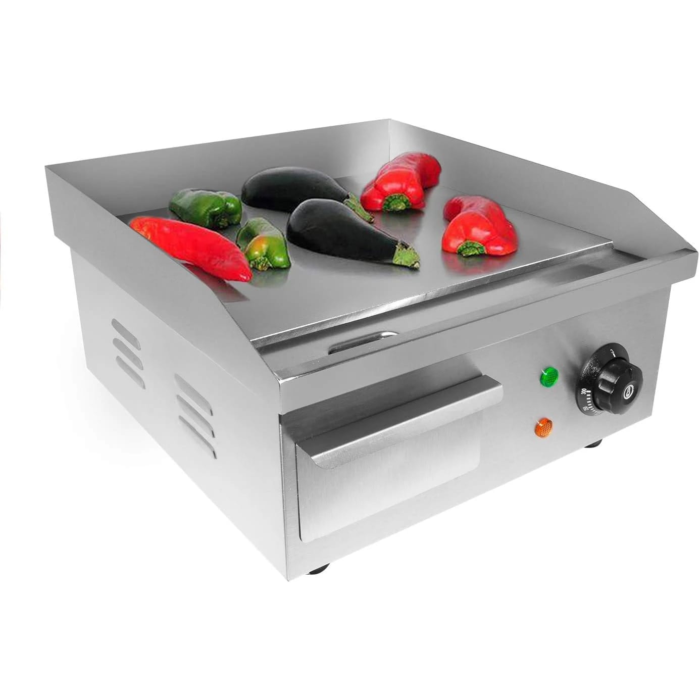 Electric Griddle Tawa Plate Small - Full Plain - Eco (Heating Area: 53x36cm) — view 3
