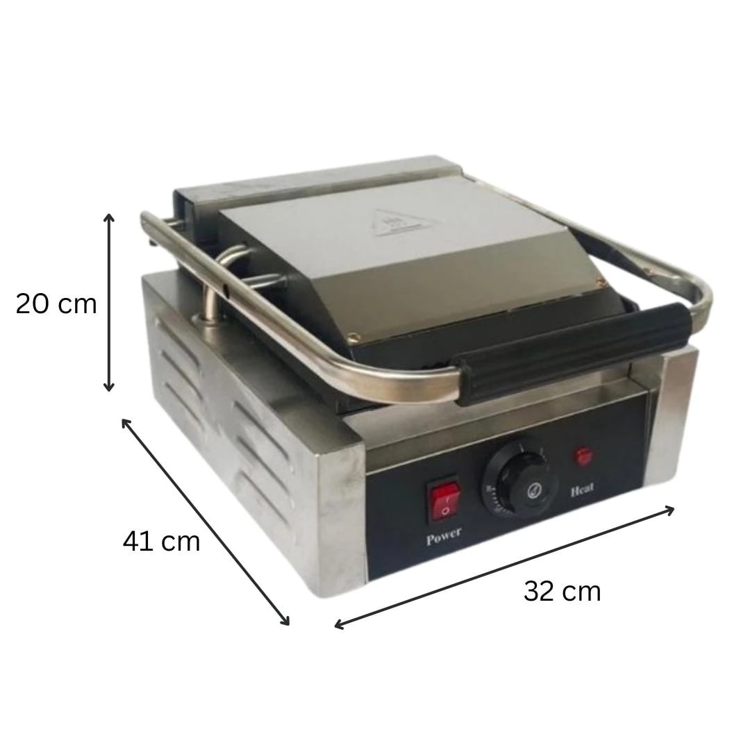 Electric Sandwich Griller Single - Small (Grill Area: 22x24cm) — view 2