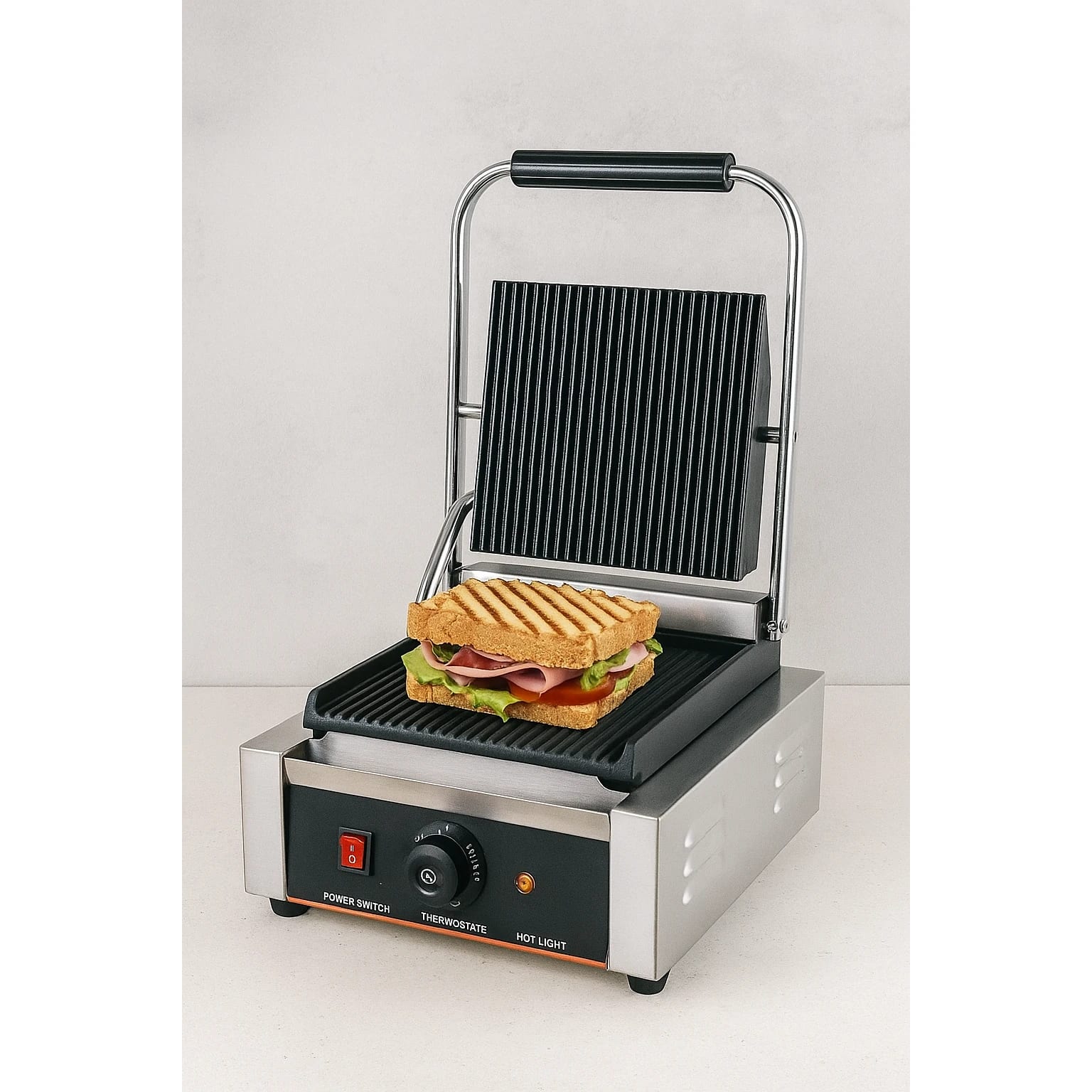 Electric Sandwich Griller Single - Small (Grill Area: 22x24cm) — view 3