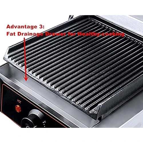 Electric Sandwich Griller Single - Small (Grill Area: 22x24cm) — view 9