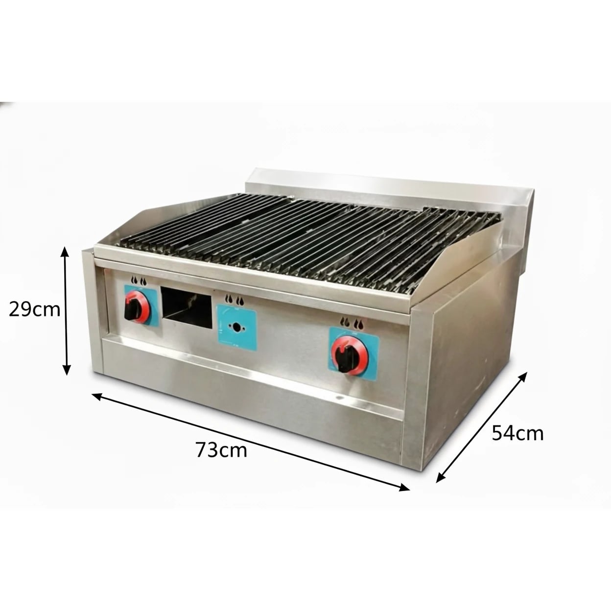 Gas Charcoal Lava Grill (Grill Area: 60x42cm) — view 2
