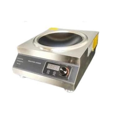 Veratti Full SS Square Induction - K9 | 5000W | Square | Wok Base (with 45cm Wok) | Touchscreen + Switch Model