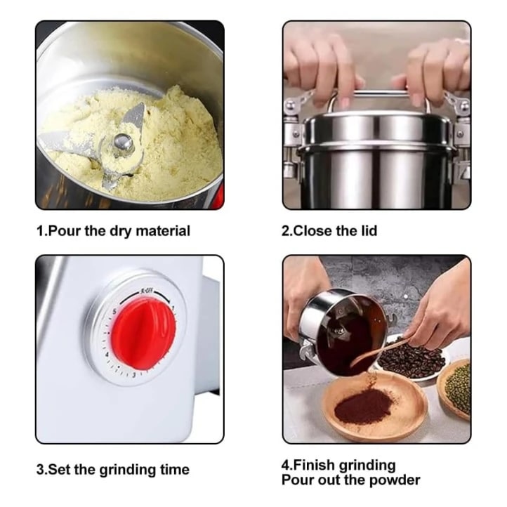 Electric Tiltable Masala/Gravy Making Machine 1000g (Rpm: 28000) — view 4