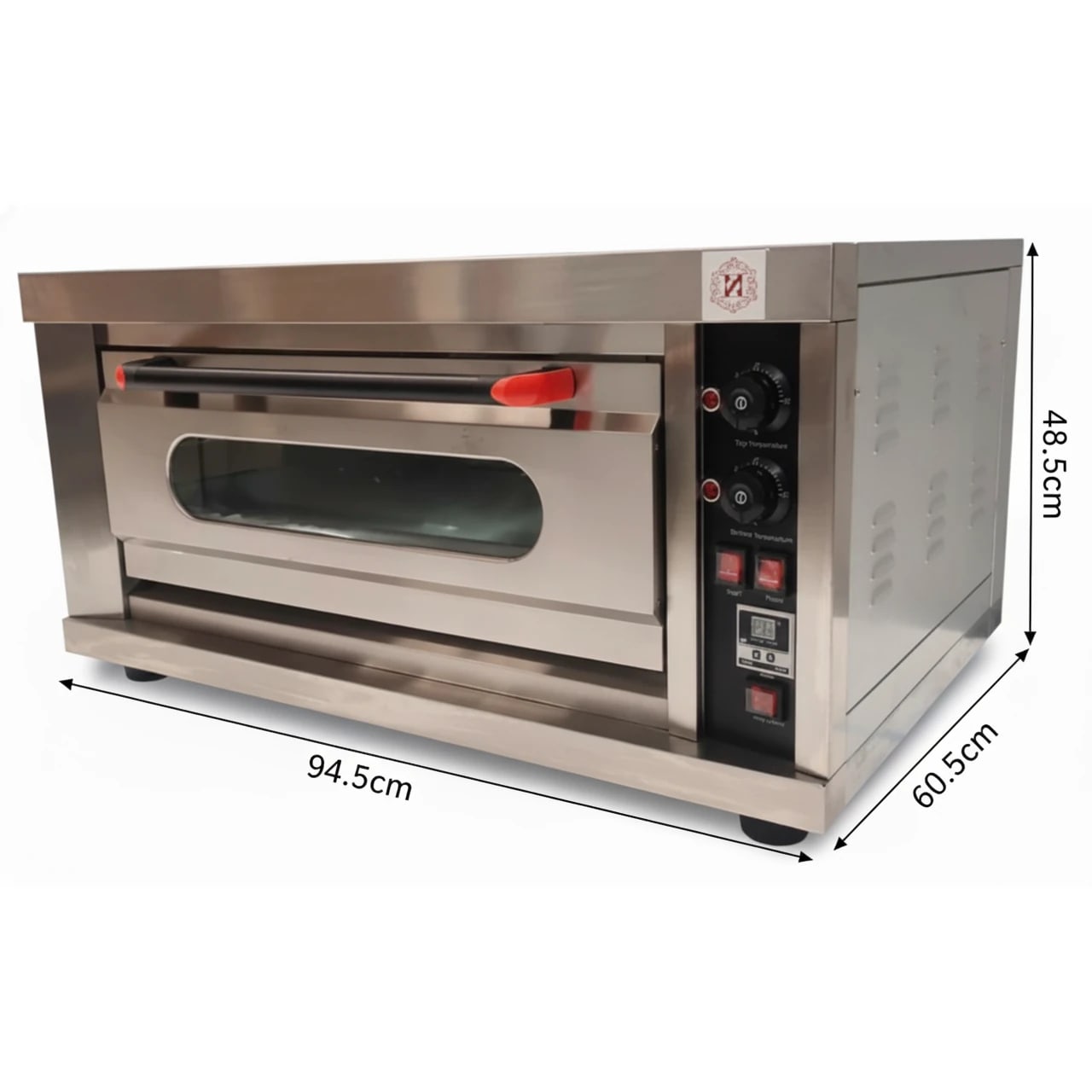 Electric Pizza Oven 1 Deck 1 Tray with Stone - Premium 1D1T (Stone Size: 17x25 inch.) — view 2
