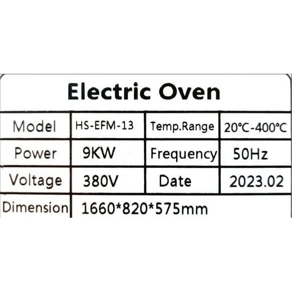 Electric Pizza Oven 1 Deck 3 Tray without Stone - 1D3T — view 6