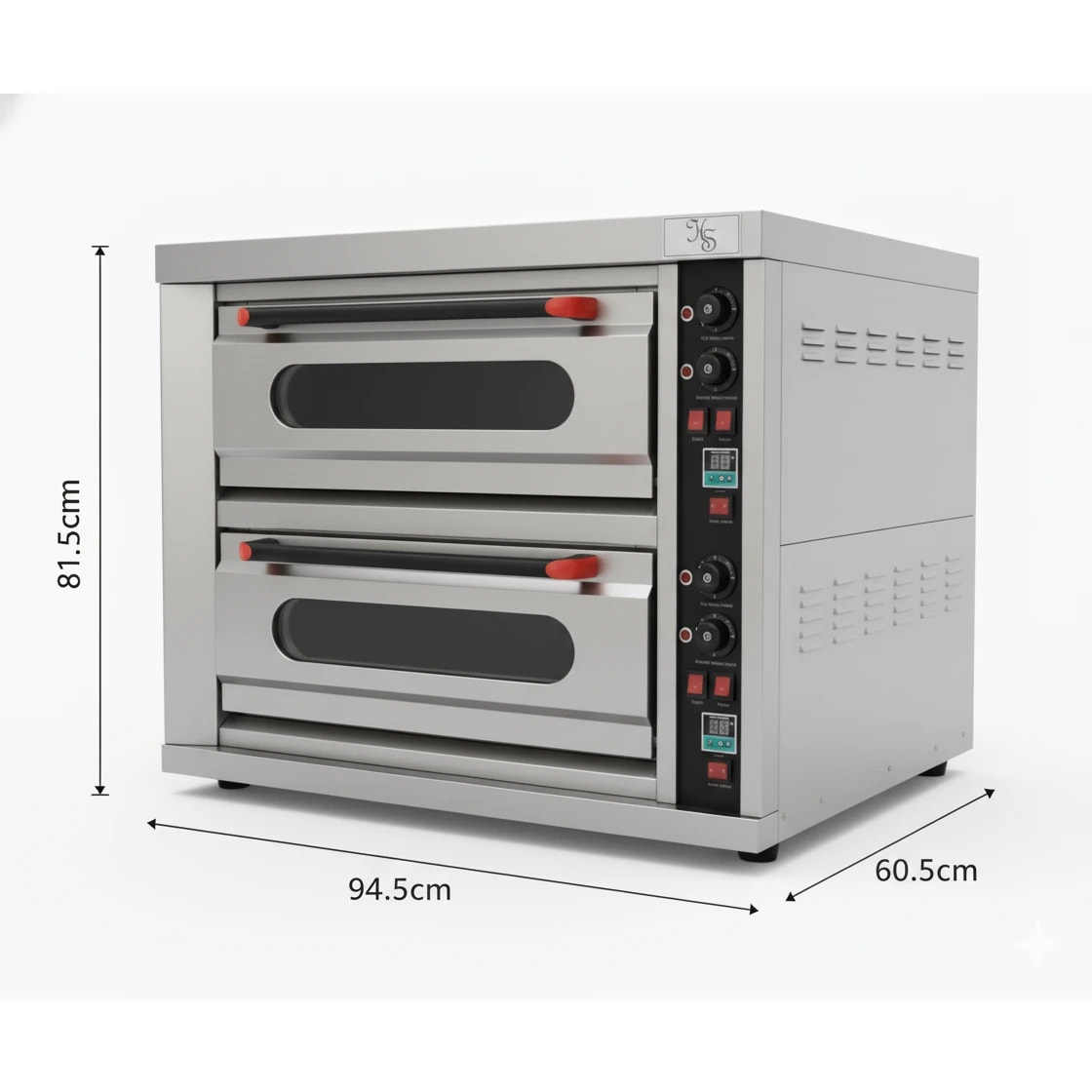 Electric Pizza Oven 2 Deck 2 Tray with 2 Stone - 2D2T (Stone Size: 17x25 inch.) — view 2
