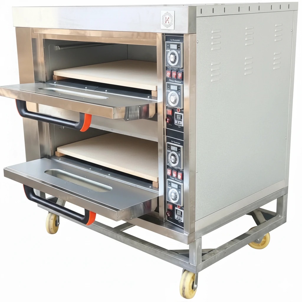 Electric Pizza Oven 2 Deck 4 Tray with 4 Stone - 2D4T (Stone Size: 17x25 inch.) — view 5
