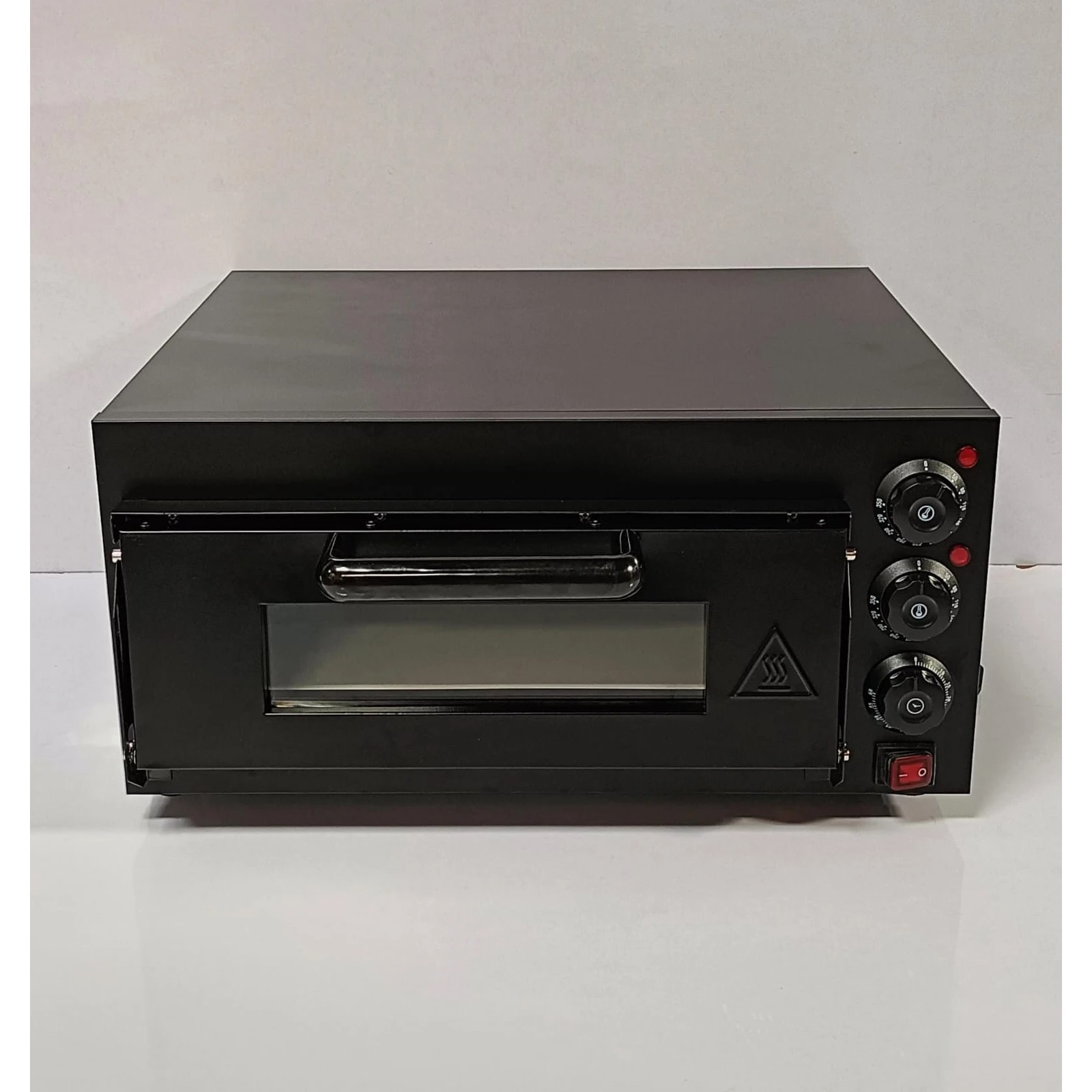Electric Premium Black Body Pizza Oven with Stone - HS1S Single (Stone Size: 16x16 inch.) — view 5