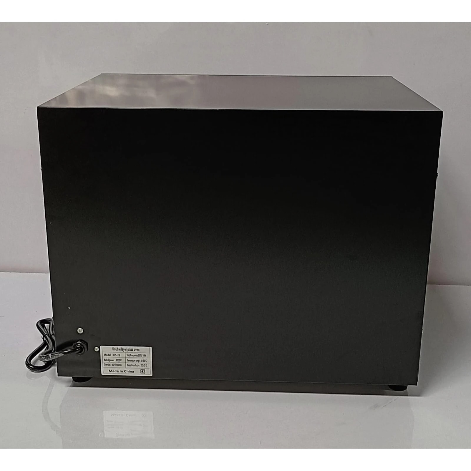 Electric Premium Black Body Pizza Oven with Stone - HS2S Double (Stone Size: 16x16 inch.) — view 8