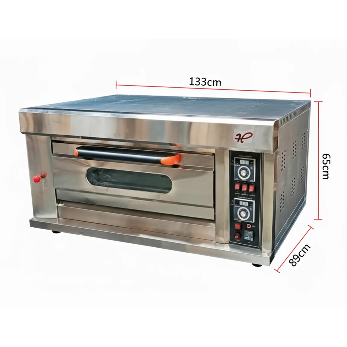 Gas Pizza Oven 1 Deck 2 Tray without Stone - 1D2T — view 2