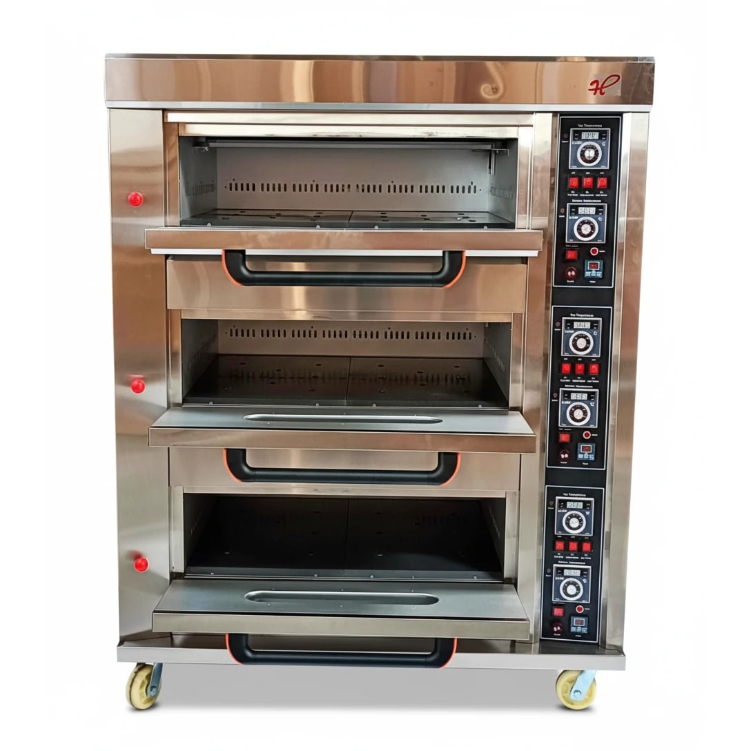 Gas Pizza Oven 3 Deck 6 Tray without Stone - 3D6T — view 7