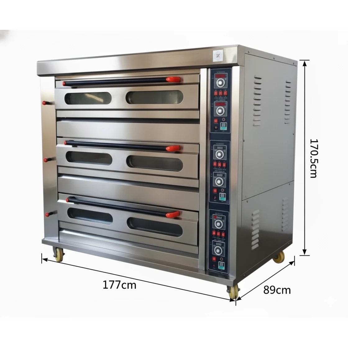 Gas Pizza Oven 3 Deck 9 Tray without Stone - 3D9T — view 2