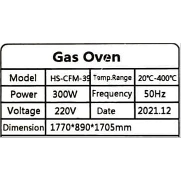 Gas Pizza Oven 3 Deck 9 Tray without Stone - 3D9T — view 7