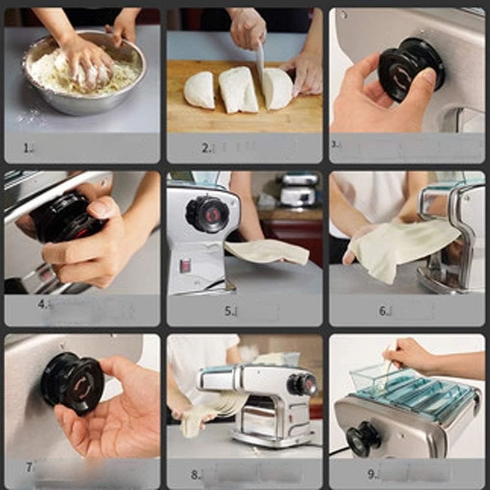 Electric SS Pasta Maker - Double Blade (2 Knives) — view 4