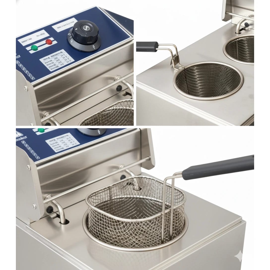 Electric Pasta/Noodle Boiler 2 Compartments - Eco — view 4