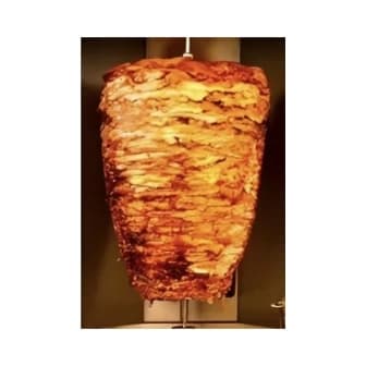 Electric Shawarma Machine 2 Burner with Auto Rotating Rod — view 3