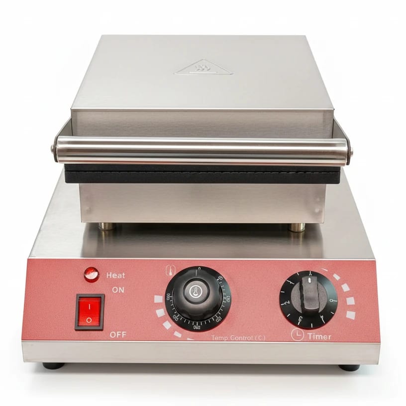 Electric Square Cone Waffle Maker — view 5