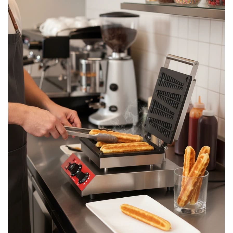 Electric Lolly Stick Waffle Maker - 4 Slot — view 3