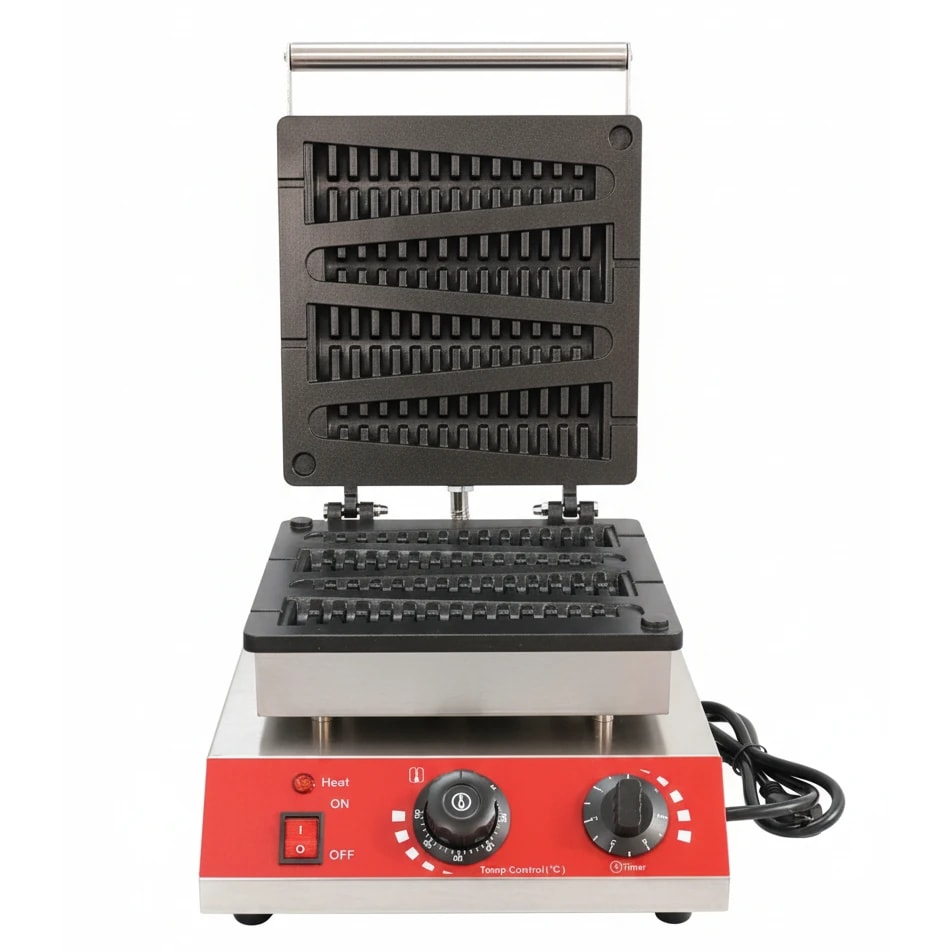 Electric Lolly Stick Waffle Maker - 4 Slot — view 8