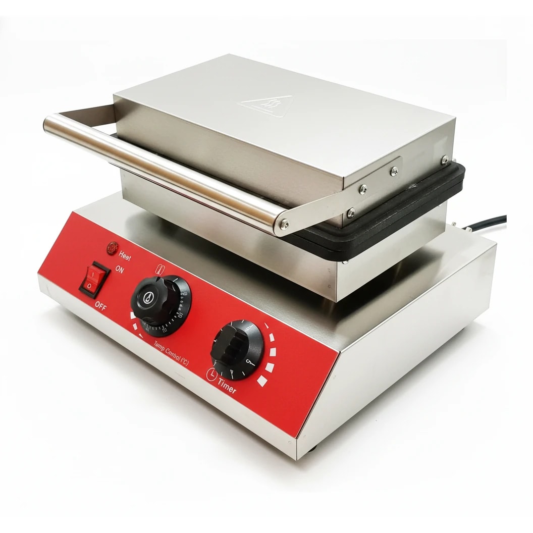 Electric Rectangle Waffle Maker - 10 Slot — view 5