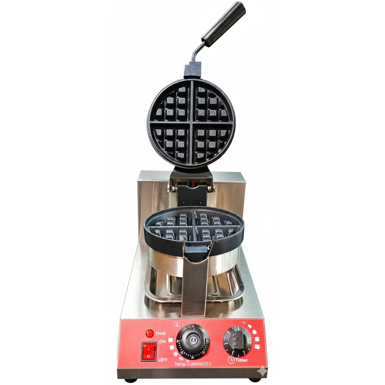 Electric Round Rotating Waffle Maker — view 7