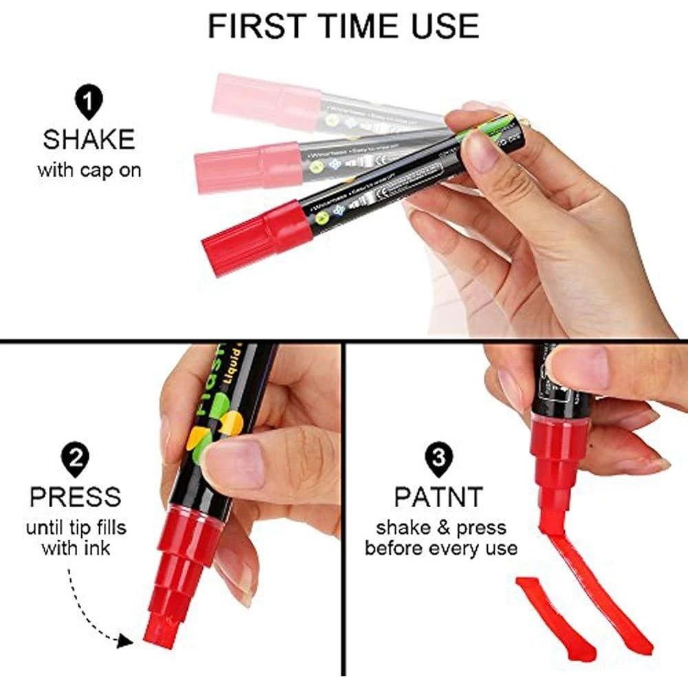 Marker Set for LED Writing Board - 8pc/set — view 5