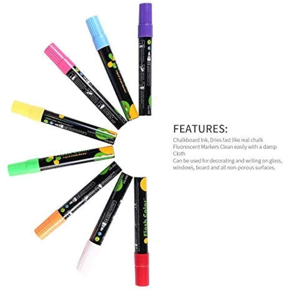 Marker Set for LED Writing Board - 8pc/set — view 7